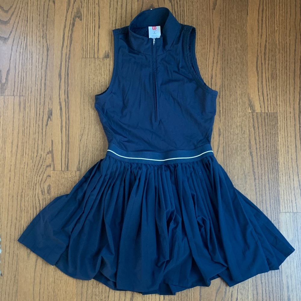 Wilson Navy Blue Sleeveless Tennis Dress